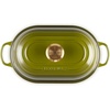 image:imageLe Creuset Enameled Cast Iron Round Bread Oven 95 inch LicoriceCrucibleOlive