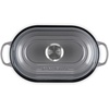 image:imageLe Creuset Enameled Cast Iron Round Bread Oven 95 inch LicoriceCrucibleOyster