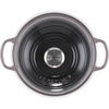 image:imageLe Creuset Enameled Cast Iron Round Bread Oven 95 inch LicoriceCrucibleOyster
