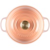 image:imageLe Creuset Enameled Cast Iron Round Bread Oven 95 inch LicoriceCruciblePeche