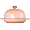 image:imageLe Creuset Enameled Cast Iron Round Bread Oven 95 inch LicoriceCruciblePeche