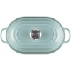 image:imageLe Creuset Enameled Cast Iron Round Bread Oven 95 inch LicoriceCrucibleSea Salt