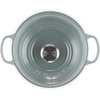 image:imageLe Creuset Enameled Cast Iron Round Bread Oven 95 inch LicoriceCrucibleSea Salt