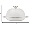 image:imageLe Creuset Enameled Cast Iron Round Bread Oven 95 inch LicoriceCrucibleWhite