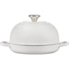 image:imageLe Creuset Enameled Cast Iron Round Bread Oven 95 inch LicoriceCrucibleWhite