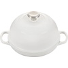 image:imageLe Creuset Enameled Cast Iron Round Bread Oven 95 inch LicoriceCrucibleWhite