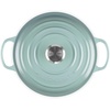 image:imageLe Creuset Enameled Cast Iron Round Wide Dutch Oven 35 qt NectarSea Salt