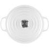 image:imageLe Creuset Enameled Cast Iron Round Wide Dutch Oven 35 qt NectarWhite