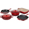 image:imageLe Creuset Enameled Cast Iron Signature Cookware Set 5 pc NectarCerise