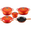 image:imageLe Creuset Enameled Cast Iron Signature Cookware Set 5 pc NectarFlame