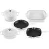image:imageLe Creuset Enameled Cast Iron Signature Cookware Set 5 pc NectarWhite
