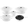 image:imageLe Creuset Enameled Cast Iron Signature Cookware Set 5 pc NectarWhite