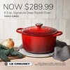 image:imageLe Creuset Enameled Cast Iron Signature Deep Round Oven 65 qt NectarNectar