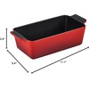 image:imageLe Creuset Enameled Cast Iron Signature Loaf Pan 2qt NectarCerise