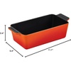 image:imageLe Creuset Enameled Cast Iron Signature Loaf Pan 2qt NectarFlame