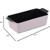 image:imageLe Creuset Enameled Cast Iron Signature Loaf Pan 2qt NectarShallot