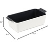 image:imageLe Creuset Enameled Cast Iron Signature Loaf Pan 2qt NectarWhite