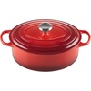 image:imageLe Creuset Enameled Cast Iron Signature Oval Dutch Oven 675 qt NectarCerise