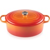 image:imageLe Creuset Enameled Cast Iron Signature Oval Dutch Oven 675 qt NectarFlame