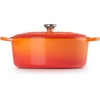 image:imageLe Creuset Enameled Cast Iron Signature Oval Dutch Oven 675 qt NectarFlame