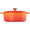 image:imageLe Creuset Enameled Cast Iron Signature Oval Dutch Oven 675 qt NectarFlame