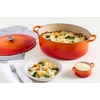 image:imageLe Creuset Enameled Cast Iron Signature Oval Dutch Oven 675 qt NectarFlame