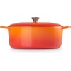image:imageLe Creuset Enameled Cast Iron Signature Oval Dutch Oven 675 qt NectarFlame