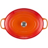 image:imageLe Creuset Enameled Cast Iron Signature Oval Dutch Oven 675 qt NectarFlame