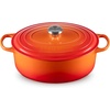 image:imageLe Creuset Enameled Cast Iron Signature Oval Dutch Oven 675 qt NectarFlame