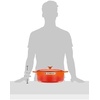 image:imageLe Creuset Enameled Cast Iron Signature Oval Dutch Oven 675 qt NectarFlame