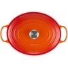 image:imageLe Creuset Enameled Cast Iron Signature Oval Dutch Oven 675 qt NectarFlame
