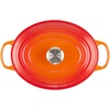 image:imageLe Creuset Enameled Cast Iron Signature Oval Dutch Oven 675 qt NectarFlame
