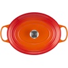 image:imageLe Creuset Enameled Cast Iron Signature Oval Dutch Oven 675 qt NectarFlame