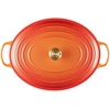 image:imageLe Creuset Enameled Cast Iron Signature Oval Dutch Oven 675 qt NectarFlamme Doree