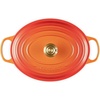 image:imageLe Creuset Enameled Cast Iron Signature Oval Dutch Oven 675 qt NectarFlamme Doree