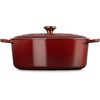 image:imageLe Creuset Enameled Cast Iron Signature Oval Dutch Oven 675 qt NectarGarnet