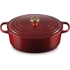 image:imageLe Creuset Enameled Cast Iron Signature Oval Dutch Oven 675 qt NectarGarnet