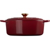 image:imageLe Creuset Enameled Cast Iron Signature Oval Dutch Oven 675 qt NectarGarnet