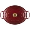 image:imageLe Creuset Enameled Cast Iron Signature Oval Dutch Oven 675 qt NectarGarnet