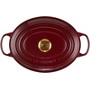 image:imageLe Creuset Enameled Cast Iron Signature Oval Dutch Oven 675 qt NectarGarnet