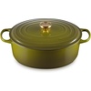 image:imageLe Creuset Enameled Cast Iron Signature Oval Dutch Oven 675 qt NectarOlive