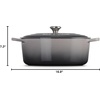 image:imageLe Creuset Enameled Cast Iron Signature Oval Dutch Oven 675 qt NectarOyster