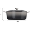 image:imageLe Creuset Enameled Cast Iron Signature Oval Dutch Oven 675 qt NectarOyster