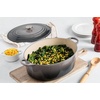 image:imageLe Creuset Enameled Cast Iron Signature Oval Dutch Oven 675 qt NectarOyster
