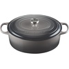 image:imageLe Creuset Enameled Cast Iron Signature Oval Dutch Oven 675 qt NectarOyster