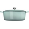 image:imageLe Creuset Enameled Cast Iron Signature Oval Dutch Oven 675 qt NectarSea Salt