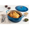 image:imageLe Creuset Enameled Cast Iron Signature Oval Dutch Oven 675 qt NectarSea Salt