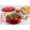 image:imageLe Creuset Enameled Cast Iron Signature Oval Dutch Oven 675 qt NectarSea Salt