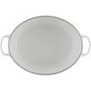 image:imageLe Creuset Enameled Cast Iron Signature Oval Dutch Oven 675 qt NectarWhite