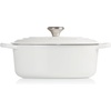 image:imageLe Creuset Enameled Cast Iron Signature Oval Dutch Oven 675 qt NectarWhite